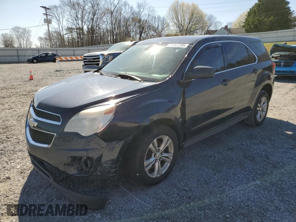 2015 Chevrolet Equinox LS with VIN 2GNALAEK1F1140770, listed as a Copart auction lot 47047295 with 179,170 mi miles and Salvage Title. Bid and sale history available at carsss.com. Image 1.