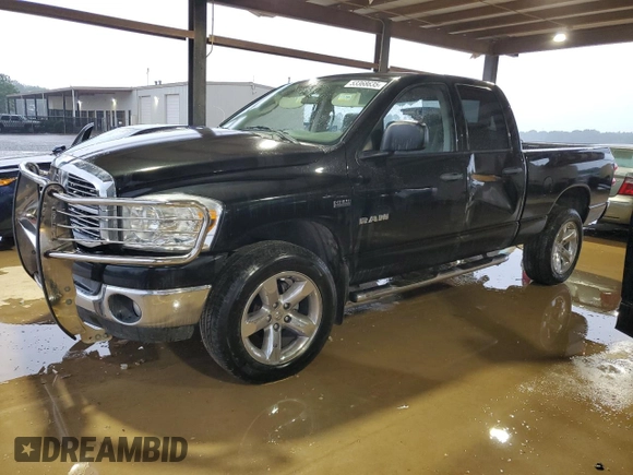 2008 Dodge 1500 SLT z VIN 1D7HU18288S543699, wystawiony jako Copart lot #53368635 z przebiegiem Nie podano mil oraz Szkoda całkowita • Salvage title. Historia ofert i sprzedaży dostępna na DreamBid. Obrazek 1.