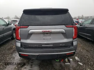 2022 GMC Yukon SLT with VIN 1GKS2BKD5NR200796, listed as a Copart auction lot 42435585 with 58,818 mi miles and Salvage Title. Bid and sale history available at carsss.com. Image 6.