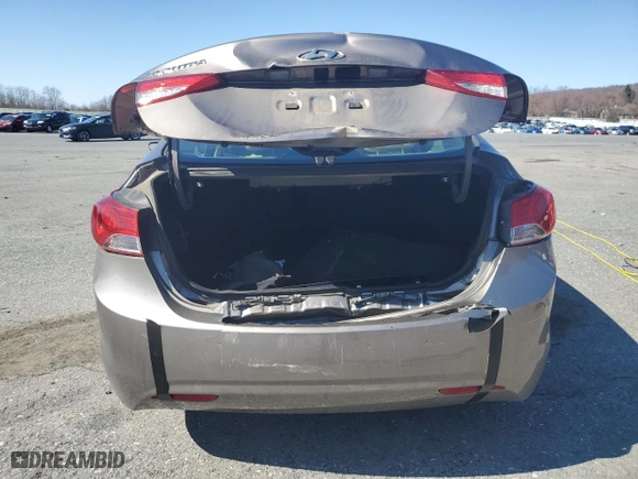 2013 Hyundai Elantra GLS PZEV with VIN 5NPDH4AE8DH183250, listed as a Copart auction lot 50174825 with 89,962 mi miles and Salvage Title. Bid and sale history available at carsss.com. Image 6.
