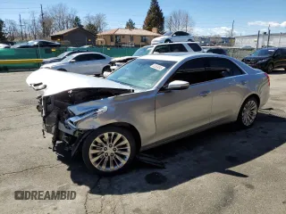 2016 Cadillac CTS Luxury Collection AWD with VIN 1G6AX5SX0G0114276, listed as a Copart auction lot 50558095 with 79,762 mi miles and Salvage Title. Bid and sale history available at DreamBid. Image 1.