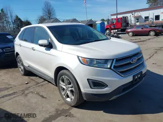 2017 Ford Edge Titanium with VIN 2FMPK3K83HBC58497, listed as a IAAI auction lot 41564810 with 167,711 mi miles. Bid and sale history available at carsss.com. Image 1.