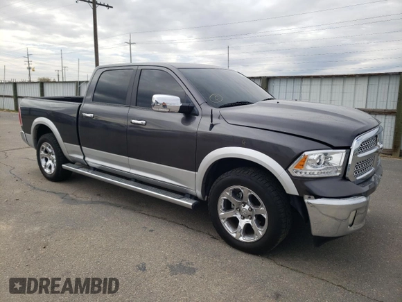 2017 Ram 1500 Laramie with VIN 1C6RR7VT2HS668172, listed as a Copart auction lot 54052275 with 140,209 mi miles and Salvage title. Bid and sale history available at DreamBid. Image 4.