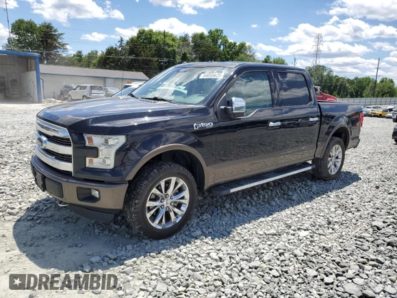 2016 Ford F-150 XLT with VIN 1FTEW1EF2GFD48946, listed as a Copart auction lot 58055625 with 210,368 mi miles and Salvage title. Bid and sale history available at DreamBid. Image 1.