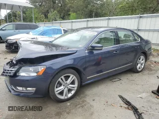 2013 Volkswagen Passat SE with VIN 1VWBN7A31DC116921, listed as a Copart auction lot 51341645 with 145,453 mi miles and Salvage title. Bid and sale history available at DreamBid. Image 1.
