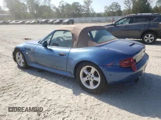 2001 BMW Z3 2.5 z VIN WBACN33401LM00667, wystawiony jako Copart lot #75389764 z przebiegiem Nie podano mil oraz Tytuł czysty. Historia ofert i sprzedaży dostępna na DreamBid. Obrazek 2.