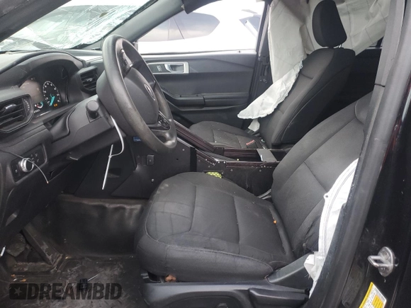 2020 Ford Police Interceptor Utility z VIN 1FM5K8AB9LGA97902, wystawiony jako Copart lot #45096225 z przebiegiem 93 845 mil mil oraz Szkody całkowita. Historia ofert i sprzedaży dostępna na DreamBid. Obrazek 7.