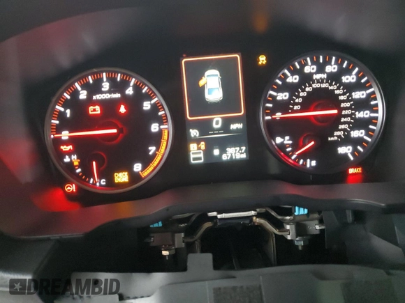 2022 Subaru WRX with VIN JF1VBAA62N9021711, listed as a Copart auction lot 45014705 with 6,719 mi miles and Salvage Title. Bid and sale history available at carsss.com. Image 9.