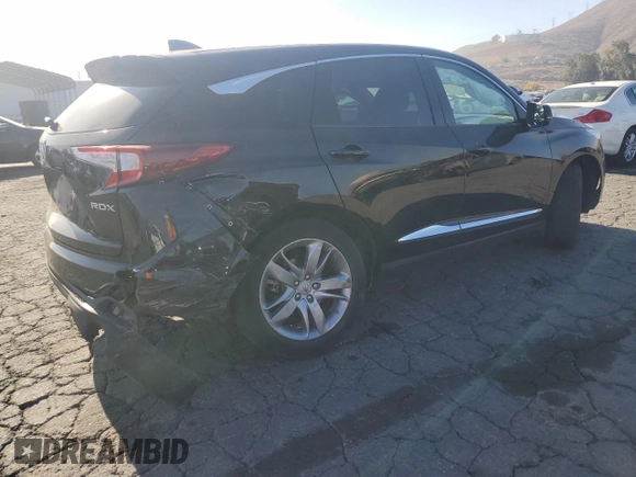 2021 Acura RDX w/Advance Package with VIN 5J8TC1H72ML000468, listed as a Copart auction lot 83465824 with 60,714 mi miles and Salvage Title. Bid and sale history available at carsss.com. Image 3.