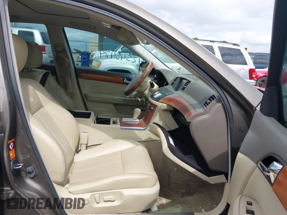 2007 Infiniti M Sport with VIN JNKAY01E67M304765, listed as a IAAI auction lot 42545474 with 154,622 mi miles and . Bid and sale history available at DreamBid. Image 5.