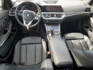 2019 BMW 3 Series 330i xDrive with VIN WBA5R7C56KAJ86097, listed as a Copart auction lot 53537325 with 76,636 mi miles and Salvage Title. Bid and sale history available at carsss.com. Image 8.