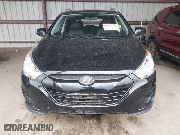 2010 Hyundai Tucson GLS with VIN KM8JU3AC0AU070395, listed as a IAAI auction lot 41933773 with 18,097 mi miles and . Bid and sale history available at DreamBid. Image 12.