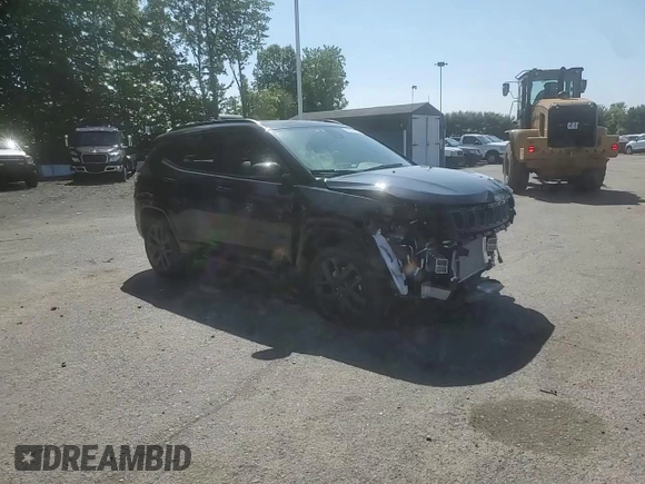 2025 Jeep Compass Limited z VIN 3C4NJDCN8ST517974, wystawiony jako Copart lot #59376325 z przebiegiem 1 606 mil mil oraz Szkoda całkowita • Salvage title. Historia ofert i sprzedaży dostępna na DreamBid. Obrazek 15.