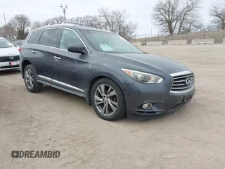 2014 Infiniti QX60 with VIN 5N1AL0MM6EC545890, listed as a IAAI auction lot 41212469 with 125,955 mi miles and . Bid and sale history available at DreamBid. Image 1.