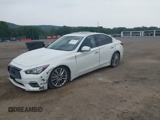 2022 Infiniti Q50 Luxe with VIN JN1EV7BR4NM342579, listed as a IAAI auction lot 42503631 with 13,633 mi miles and . Bid and sale history available at DreamBid. Image 17.