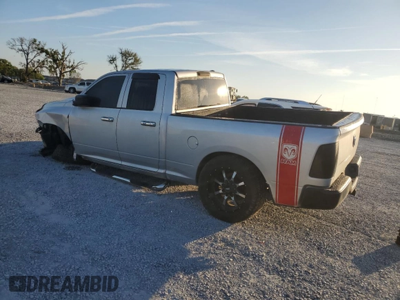 2012 Ram 1500 ST with VIN 1C6RD6FP6CS116550, listed as a Copart auction lot 49988325 with 255,911 mi miles and Salvage title. Bid and sale history available at DreamBid. Image 2.