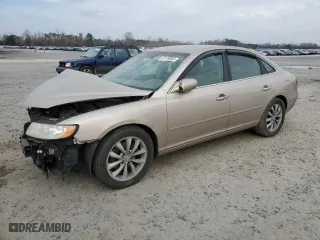 2007 Hyundai Azera SE with VIN KMHFC46F77A161661, listed as a Copart auction lot 47176065 with 230,314 mi miles and Salvage Title. Bid and sale history available at carsss.com. Image 1.