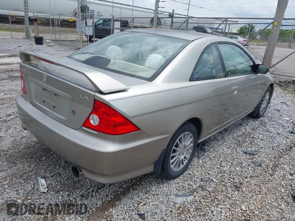 2005 Honda Civic LX with VIN 1HGEM22535L057721, listed as a IAAI auction lot 42257860 with 163,031 mi miles and . Bid and sale history available at DreamBid. Image 4.