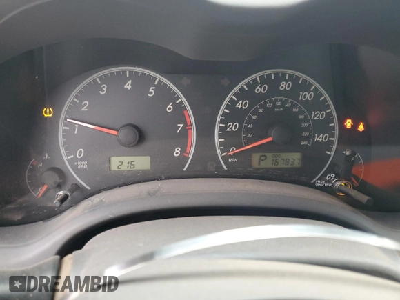 2009 Toyota Corolla with VIN JTDBL40E39J040700, listed as a Copart auction lot 52193715 with 167,837 mi miles and Salvage Title. Bid and sale history available at carsss.com. Image 9.