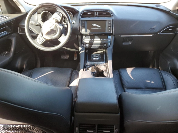 2017 Jaguar F-PACE 35t Prestige with VIN SADCK2BV7HA497070, listed as a Copart auction lot 46168445 with 84,169 mi miles and Salvage Title. Bid and sale history available at carsss.com. Image 8.