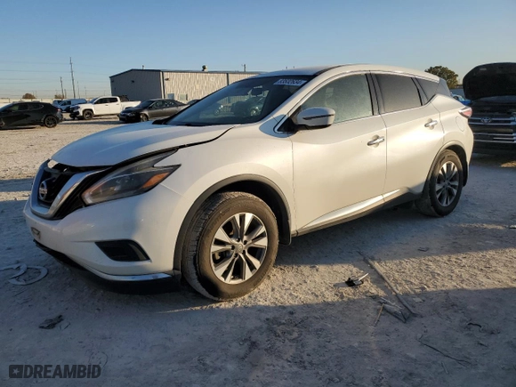 2018 Nissan Murano SV with VIN 5N1AZ2MG0JN176771, listed as a Copart auction lot 83532634 with 148,076 mi miles and Salvage Title. Bid and sale history available at carsss.com. Image 1.