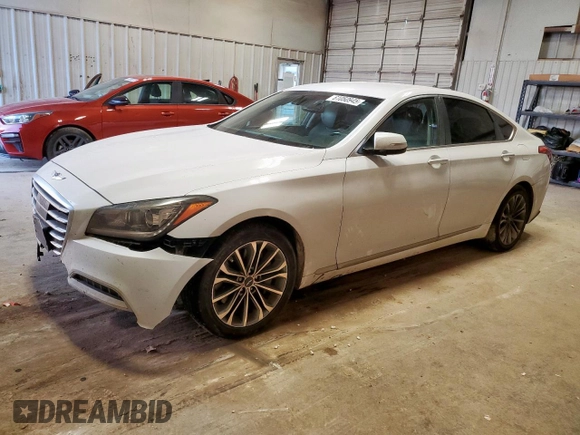 2017 Genesis G80 3.8L z VIN KMHGN4JE6HU206019, wystawiony jako Copart lot #61050945 z przebiegiem 120 096 mil mil oraz Szkoda całkowita • Salvage title. Historia ofert i sprzedaży dostępna na DreamBid. Obrazek 1.