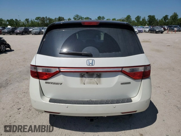 2013 Honda Odyssey Touring with VIN 5FNRL5H94DB021388, listed as a Copart auction lot 52582775 with 141,566 mi miles and Salvage Title. Bid and sale history available at carsss.com. Image 6.
