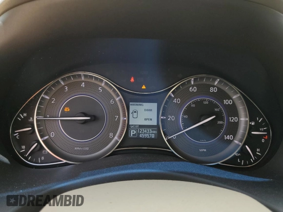 2014 Infiniti QX80 with VIN JN8AZ2NF4E9555558, listed as a Copart auction lot 54570895 with 123,433 mi miles and Salvage title. Bid and sale history available at DreamBid. Image 9.