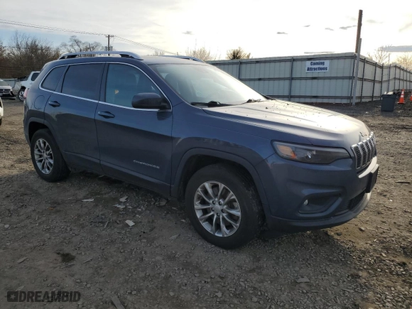 2021 Jeep Cherokee Latitude Lux with VIN 1C4PJMMN1MD172996, listed as a Copart auction lot 47259295 with 126,664 mi miles and Salvage Title. Bid and sale history available at carsss.com. Image 4.