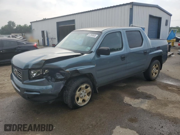 2007 Honda Ridgeline RT with VIN 2HJYK16297H528598, listed as a Copart auction lot 57269505 with 266,820 mi miles and Salvage title. Bid and sale history available at DreamBid. Image 1.