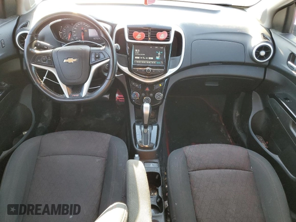 2017 Chevrolet Sonic LT with VIN 1G1JD6SH3H4170686, listed as a Copart auction lot 48811315 with 160,564 mi miles and Salvage Title. Bid and sale history available at carsss.com. Image 8.