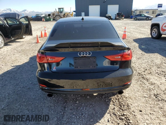 2015 Audi A3 2.0T Premium Plus with VIN WAUEFGFF3F1046253, listed as a Copart auction lot 46918925 with 124,568 mi miles and Salvage Title. Bid and sale history available at carsss.com. Image 6.
