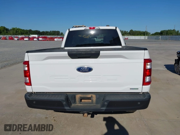 2022 Ford F-150 XL with VIN 1FTFX1E8XNKE11055, listed as a IAAI auction lot 42168201 with 50,640 mi miles and . Bid and sale history available at DreamBid. Image 16.