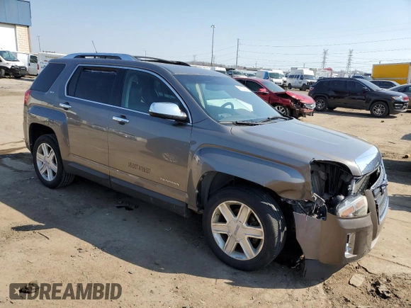 2010 GMC Terrain SLT-2 with VIN 2CTFLHEY5A6292627, listed as a Copart auction lot 46116414 with 179,070 mi miles and Salvage Title. Bid and sale history available at carsss.com. Image 4.