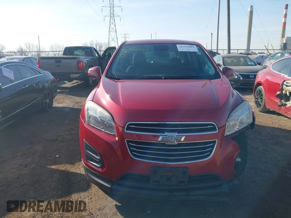 2015 Chevrolet Trax LS with VIN KL7CJKSB5FB061777, listed as a IAAI auction lot 41764889 with 179,410 mi miles. Bid and sale history available at carsss.com. Image 12.