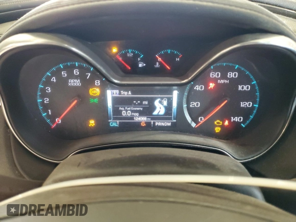 2015 Chevrolet Impala LT with VIN 2G1125S34F9158044, listed as a Copart auction lot 52731325 with 124,068 mi miles and Salvage Title. Bid and sale history available at DreamBid. Image 9.