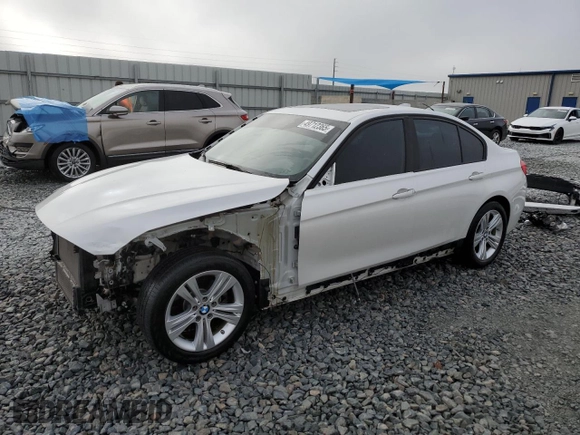 2016 BMW 3 Series 328i with VIN WBA8E9G58GNT83979, listed as a Copart auction lot 49712365 with 60,879 mi miles and Salvage Title. Bid and sale history available at carsss.com. Image 1.