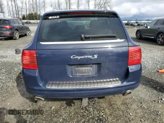 2006 Porsche Cayenne S with VIN WP1AB29P76LA67176, listed as a Copart auction lot 46537195 with 158,860 mi miles and Salvage Title. Bid and sale history available at carsss.com. Image 6.