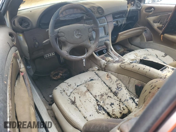 2007 Mercedes-Benz CLK 350 with VIN WDBTJ56H67F223377, listed as a Copart auction lot 48477324 with Not provided miles and Salvage title. Bid and sale history available at DreamBid. Image 8.