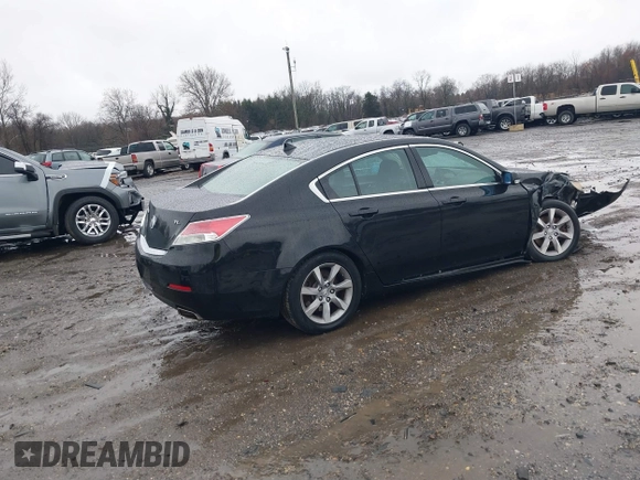 2012 Acura TL Auto z VIN 19UUA8F24CA004932, wystawiony jako IAAI lot #41078533 z przebiegiem 148 484 mil mil oraz . Historia ofert i sprzedaży dostępna na DreamBid. Obrazek 4.