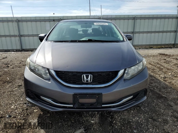 2014 Honda Civic EX with VIN 19XFB2F87EE062197, listed as a Copart auction lot 49826345 with 240,204 mi miles and Salvage Title. Bid and sale history available at carsss.com. Image 5.