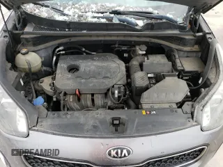 2017 Kia Sportage LX with VIN KNDPMCAC7H7117073, listed as a Copart auction lot 55851145 with 93,347 mi miles and Salvage Title. Bid and sale history available at carsss.com. Image 12.