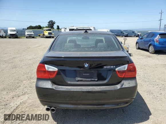 2008 BMW 3 Series 328i with VIN WBAVC53588FZ89561, listed as a Copart auction lot 54004155 with 132,933 mi miles and Clean Title. Bid and sale history available at carsss.com. Image 6.