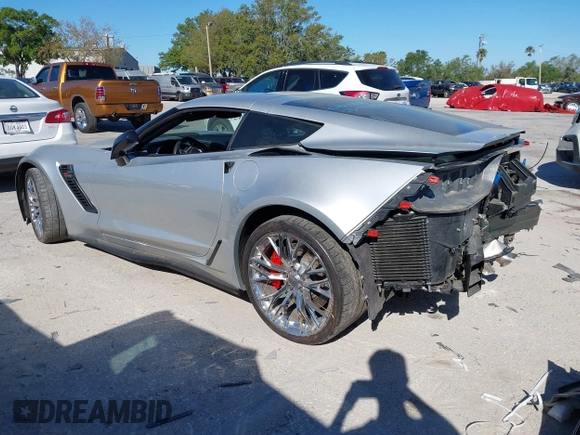2016 Chevrolet Corvette Z06 2LZ with VIN 1G1YS2D63G5601917, listed as a IAAI auction lot 41829874 with 17,305 mi miles. Bid and sale history available at carsss.com. Image 3.
