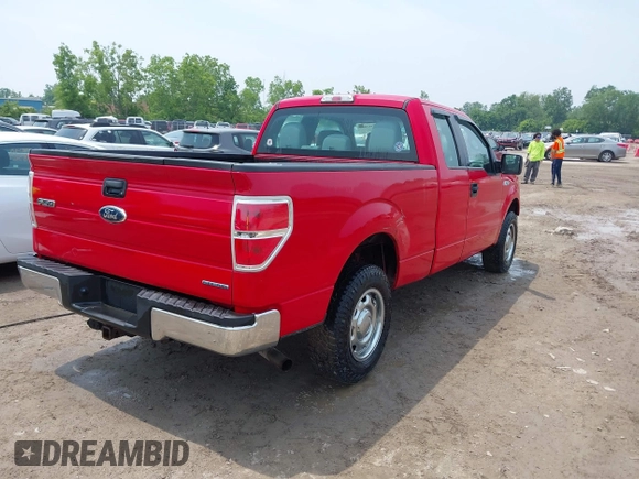 2011 Ford F-150 XL with VIN 1FTEX1CM8BKD51140, listed as a IAAI auction lot 42483828 with 118,166 mi miles and . Bid and sale history available at DreamBid. Image 4.
