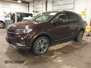 2021 Buick Encore GX Essence with VIN KL4MMGSL8MB151615, listed as a IAAI auction lot 42550639 with 77,085 mi miles and . Bid and sale history available at DreamBid. Image 2.