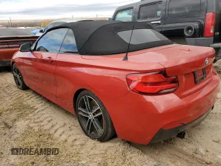 2018 BMW 2 Series M240i with VIN WBA2N1C50JVC28060, listed as a Copart auction lot 79338914 with 40,370 mi miles and Salvage Title. Bid and sale history available at carsss.com. Image 2.
