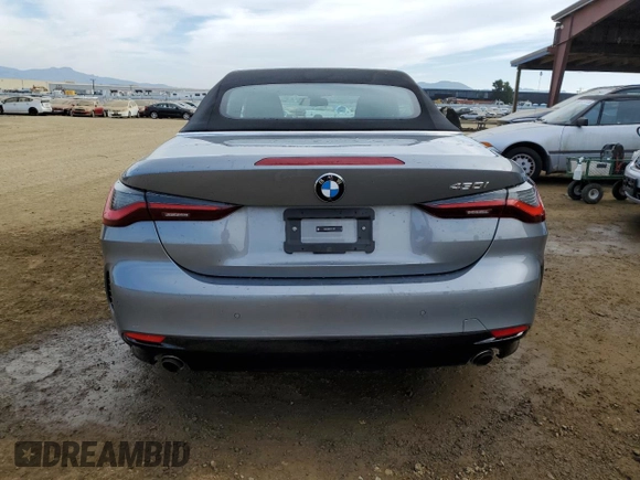2025 BMW 4 Series 430i xDrive with VIN WBA53DB00SCS31044, listed as a Copart auction lot 42434605 with 19,790 mi miles and Clean Title. Bid and sale history available at DreamBid. Image 6.