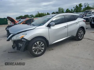 2016 Nissan Murano S z VIN 5N1AZ2MHXGN136716, wystawiony jako Copart lot #55861325 z przebiegiem 117 646 mil mil oraz Szkoda całkowita • Salvage title. Historia ofert i sprzedaży dostępna na DreamBid. Obrazek 1.