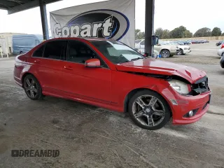 2010 Mercedes-Benz C 300 Sport with VIN WDDGF5EB5AR126331, listed as a Copart auction lot 59940775 with 168,590 mi miles and Salvage title. Bid and sale history available at DreamBid. Image 4.